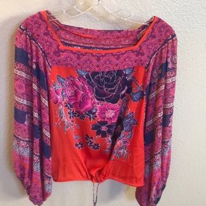 Free People crop blouse